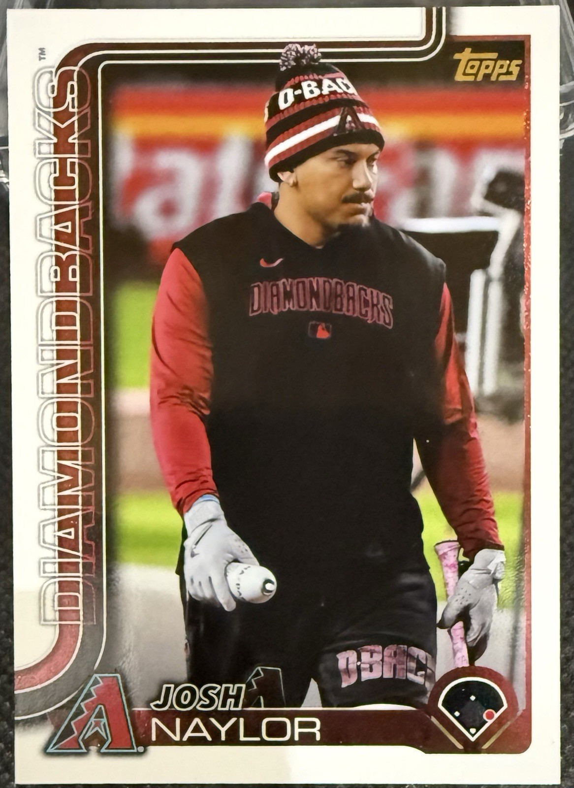 2025 Topps Update #US110 Josh Naylor Golden Mirror Photo Variation SSP Mariners