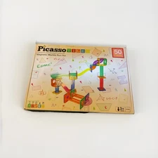 PicassoTiles Magnetic Marble Run (50 pcs)