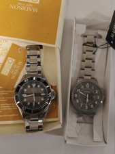 Madison New York Uhr  Uhren Alarm Solar NEU !