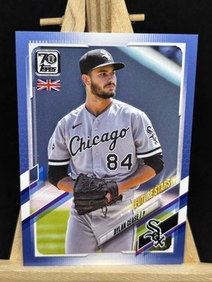 Dylan Cease 2021 Topps UK Blue /75 Baseball Card #158 - Chicago White Sox