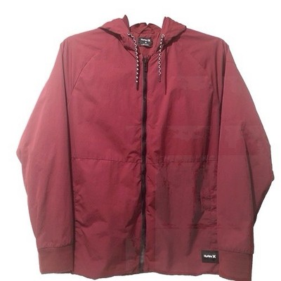 Hurley Red Jacket Performance Windbreaker Men s Size Large
