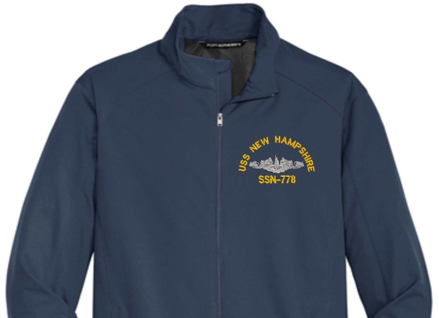 USS NEW HAMPSHIRE SSN-778 Soft Shell Jacket. New. U.S. Navy. DOLPHINS