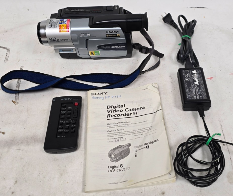 Sony Handycam DCR-TRV130 Digital-8 Camcorder for sale online