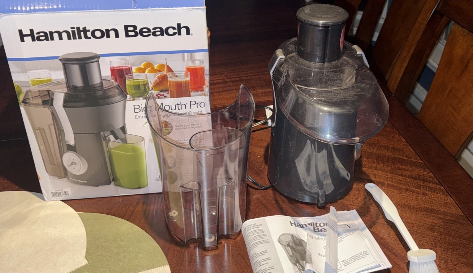 Hamilton Beach Big Mouth Pro Juice Extractor-tested; Hardly Used
