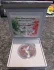 2018 Libertad 1 oz Silver Huichol #19 / Colorized & Antiqued - COA & Display Box