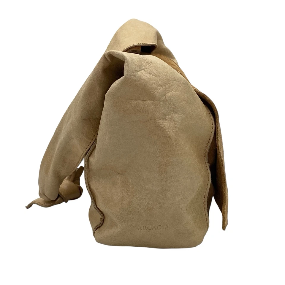 Arcadia Butterfly Italian Made Flap Shoulder Hobo Bag - Image 4 of 4