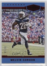 2018 Panini Plates & Patches Red 2/10 Melvin Gordon III #102 v7j