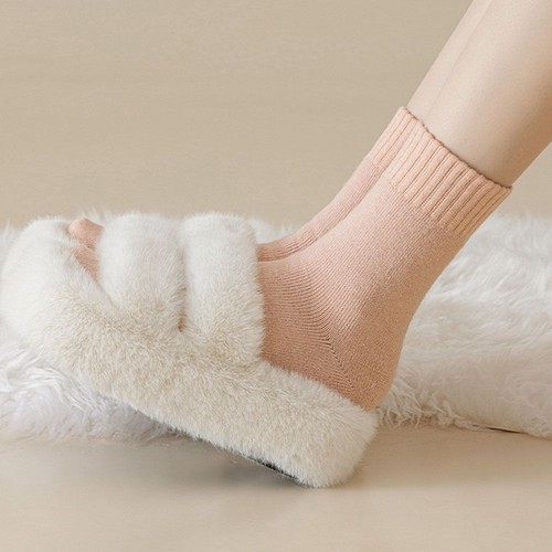 Seamless Plus Velvet Mid-tube Sock Warmer Keep Warm Tool - Picture 11 of 21