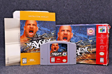 WCW Mayhem N64 CIB - Auth Acceptable Cond
