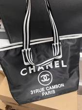 NEWCHANEL VIP GIFT Beauty Tote Bag Storage Black