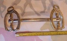 Punta per stallone 5". Bocca in nichel massiccio con guance in ottone. In ottime condizioni.