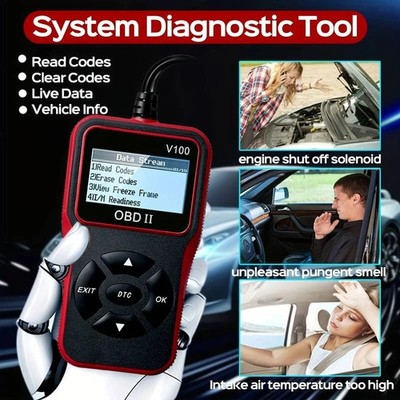 OBD2 Scanner Auto Motor Fehlercodeleser kabelgebunden ODB2 Scanner