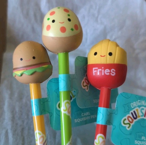 3 Squishmallows Pens Pep Floyd Carl New Cute School Toy Kids Teens Sale Jazwares - 第 1/6 張圖片