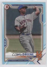2021 Bowman Prospects Sky Blue Border 176/499 Isaiah Greene #BP-62 sh7