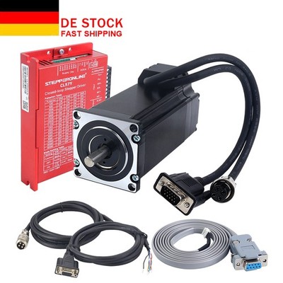 1-Achsen Nema 23 Closed Loop Stepper Motor CNC Kit 3Nm mit Cables & Treiber