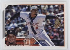 2023 Topps Series 1 Advanced Stat Back 256/300 Rony Garcia Rony García #231 12wz