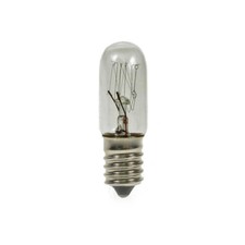 Image of 65V 15W E14 Screw in Light Bulb 16mm X 54mm (Pack of 5)