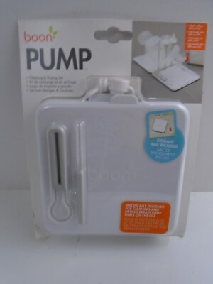 NEW Boon PUMP Cleaning & Drying Set BPA & PVC Free Perfeect for Travel on the go