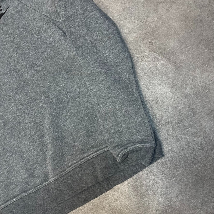 Nike Hoodie Womens Small Swoosh Club Logo Pull Over Sweatshirt, Grey, Medium image 5