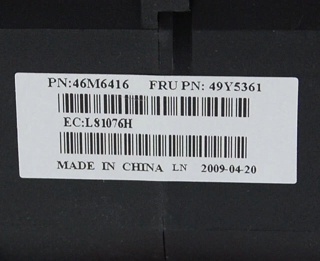 IBM X3650 Cooloing Fan FRU: 49Y5361 Model: GFB0812SHS - Image 4 of 4