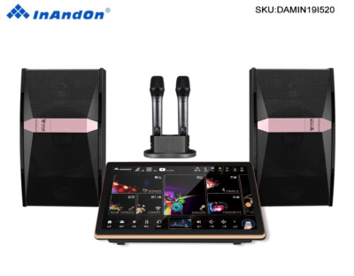 19''InAndon Karaoke Player, 500G SSD,Mixing amplifier,固態盘 5 in 1,Speaker