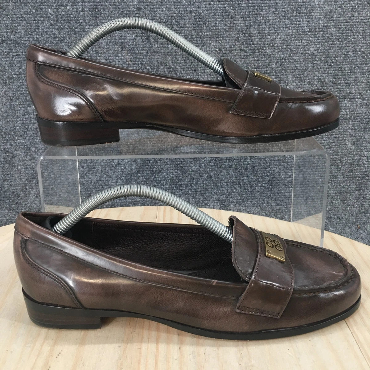 Coach Shoes Womens 6.5 B Hollee Classic Designer Loafers Flat Slip