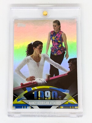 2011 Topps American Pie Foil #169 Nancy Kerrigan Attacked Tonya Harding 1990s