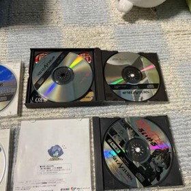Sega Saturn Software set of 4 SS Game from Japan Used 118h