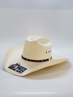 GEORGE STRAIT  PALO DURO  8X STRAW COWBOY HAT SIZE 6 7/8