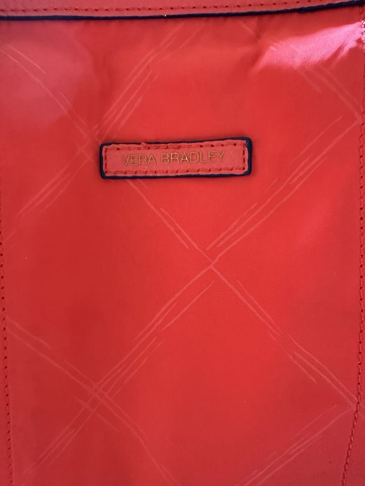 Vera Bradley Tangerine Preppy Poly Marlo 挎包/斜挎包手提包带肩带 — 第 3/4 张图片