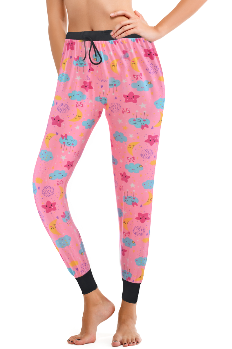 Pajama Pants For Women Soft Comfy Drawstring Jogger Pajama Pants