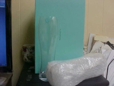TIFFANY & CO. Tiffany & Co Crystal 9 3/8" Pilsner Glasses (Sold In Pairs) NEW IN BOX