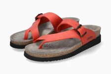 Mephisto Womens Helen Leather Thong Sandals -- Red Scratch NEW