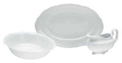 CreaTable - Maria Theresia - Servier Set 3-tlg (Weiss)