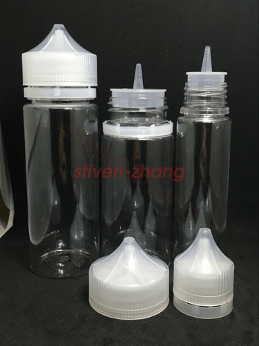 Bottiglia contagocce lunga PET 60 ml 100 ml 120 ml a forma di penna doppia prova bambino - Foto 3 di 5