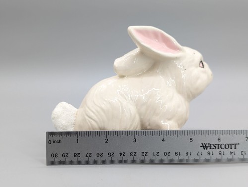 Keramik weißer Hase Figur Statue Cottontail Osterhase 7" - Bild 7 von 10