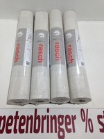 Vliestapete Rasch 4X 400243 (4Rollen) Quadratmuster Grau Glanz Wohnzimmer