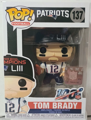 Funko POP! - Football - New England Patriots - Tom Brady - #137 -Super Bowl LIII