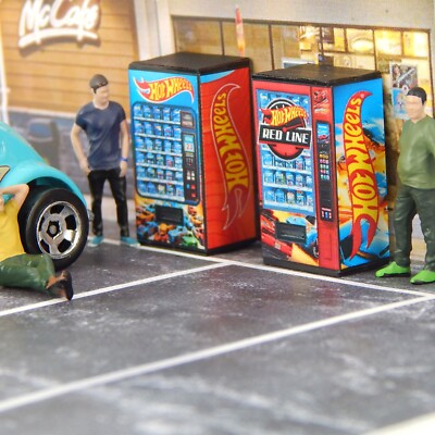 1/64 Diorama Display Vending Machine HOTWHEELS Model City