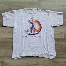 Vintage 80s Shartse Tour 1989 Single Stitch T Shirt India Monastery Planetary 