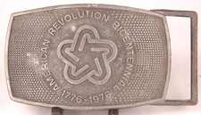 AMERICAN REVOLUTION BICENTENNIAL Belt Buckle-1976-Fits 1.75" Belt-True Vintage