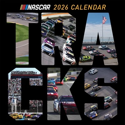 TF PUBLISHING 2026 Nascar Tracks Wall Calendar