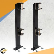 2 Posti 4 Supporti Diserbante Decespugliatore Diserbante Rastrelliere per Rimorchio Paesaggio Aperto