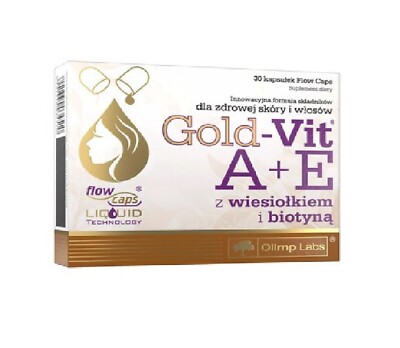 OLIMP GOLD VIT A+ E, Nachtkerze und Biotin, 30 Kaps.