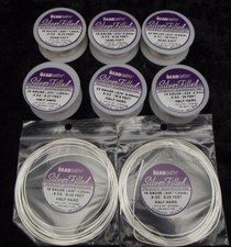 Beadsmith Pro Silver Bonded Filled Wire Half Hard Dead Soft 18 20 22 22 26 28 ga