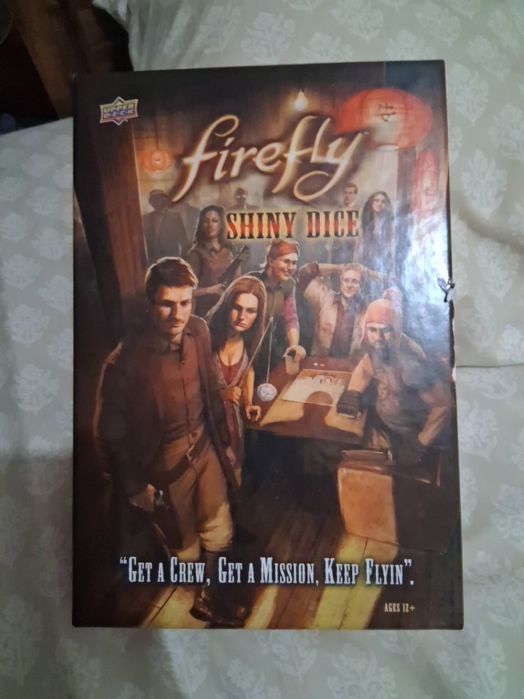 Firefly Shiny Dice Game: Dice, 100 Cards, 2 Rubber Play Mats Complete