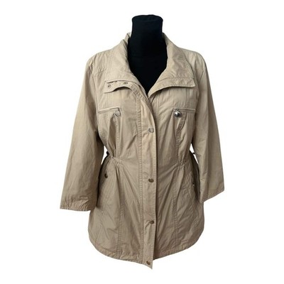 Walbusch Gore Tex Jacke Damen Gr 44 Beige Outdoor Winddicht Elegant