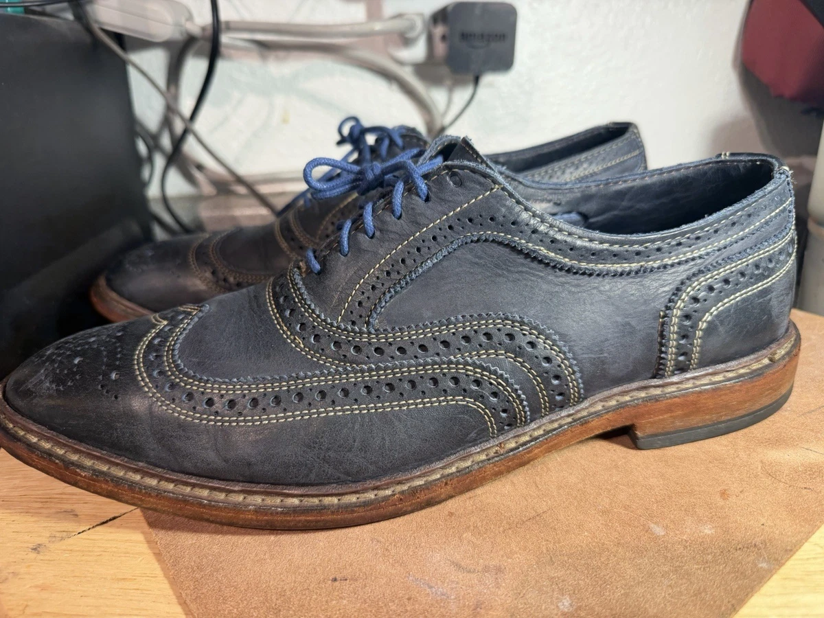 Allen Edmonds Blue Wingtip Dress Shoes for Men for sale | eBay