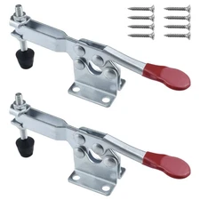 Heavy Duty Toggle Clamps 220lbs Holding Capacity Quick Release Horizontal Cli...