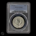 1951-S Franklin Half Dollar PCGS MS64 Blue Label -E233